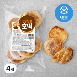 간식엔 전통찹쌀 호떡 8입 (냉동), 480g, 4개