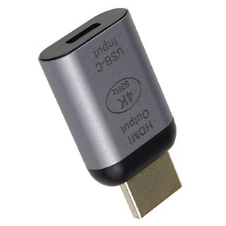 컴스마트 4K 60Hz UHD USB 3.1 Type C to HDMI 컨버터 변환 젠더, 1개