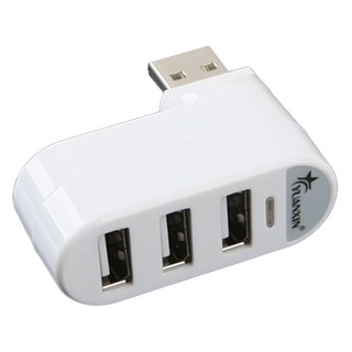 컴스 3P 무전원 포트회전 90 / 180도 USB 2.0 허브 IB365, 1개