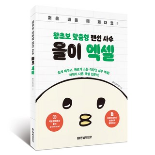 왕초보 맞춤형 랜선 사수 올이 엑셀, 한빛미디어 대표 이미지 - 아이스크림 추천
