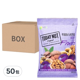 TODAY NUT 水果乾堅果隨身包 20g 50包 [箱裝]