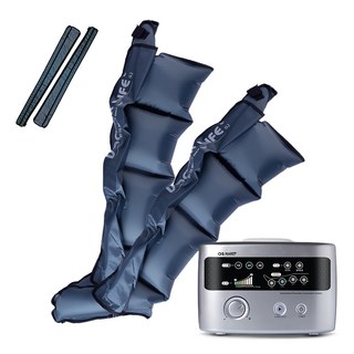 닥터라이프 다리 안마기 세트, V7MAX, 실버