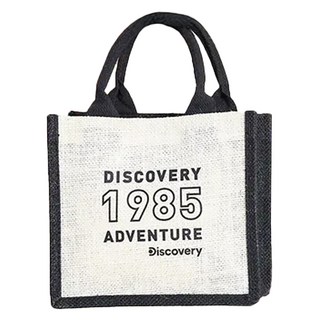 Discovery 輕便棉麻提袋, 亞麻布, 130克, 提把10.5cm, 長22.5*寬13*高20.5cm, 22.5 x 13 x 20.5cm, 1985