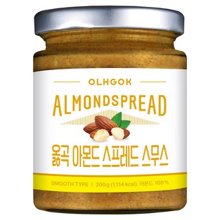 옳곡 아몬드 스프레드 스무스, 200g, 1개