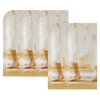 메디힐 더마 레이어 풋 마스크, 5개, 18ml, 1개입