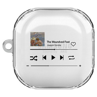 페피스 플레이어 버즈2 / 버즈프로 / 버즈2프로 / 버즈라이브 / 버즈FE 이어폰 케이스, 투명, 1개