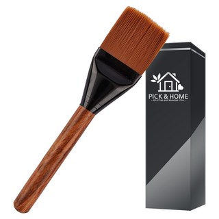 픽앤홈 깔끔한 커피 브러쉬 라지, 원목색, 1개