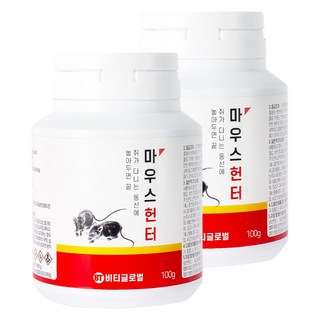 모스헌터 마우스헌터 살서제 블럭, 22개입, 2개