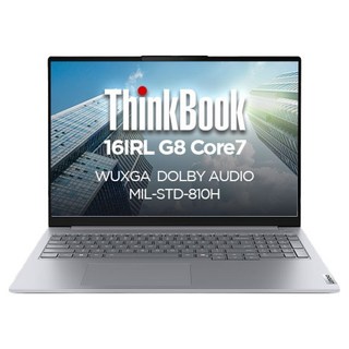 레노버 2025 씽크북 16IRL G8 코어7, Arctic Grey, 512GB, 16GB, Free DOS, 21SH001PKR