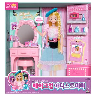 미미 월드 메이크업 아티스트 미미 인형, 혼합색상, 1개