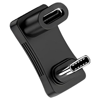 일렉싱크 C타입 180도 회전 4K 10Gbps 100W 방향전환 U자형 젠더, 1개, ET002