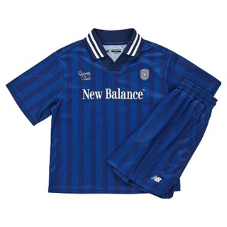 뉴발란스키즈 아동용 Hybrid Sports 스트라이프 반팔 상하의 세트