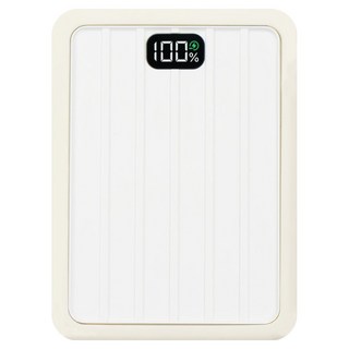 그립뱅크 고속충전 대용량 잔량표시 22.5W 보조배터리 20000mAh 멀티단자 화이트 + 아이보리 GB-PB20KN-SIV 상품 이미지