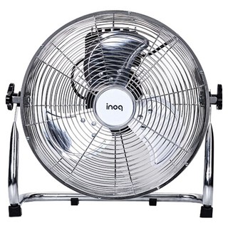 이노크아든 3단 중형 메탈크롬 공업용 업소용 선풍기 IA-BF1400N, 크롬 실버