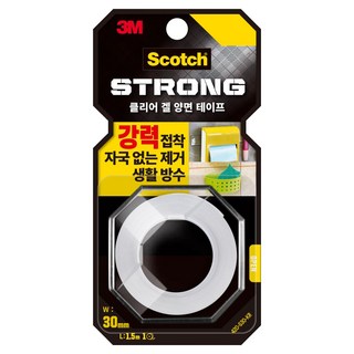 쓰리엠 스카치 클리어 겔 실리콘 양면 테이프