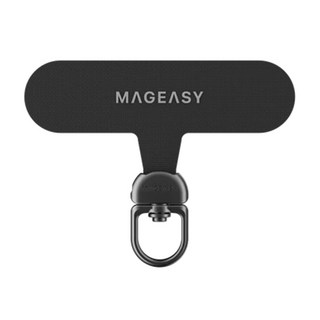 MAGEASY 360度 旋轉掛繩片, 1個, 黑色