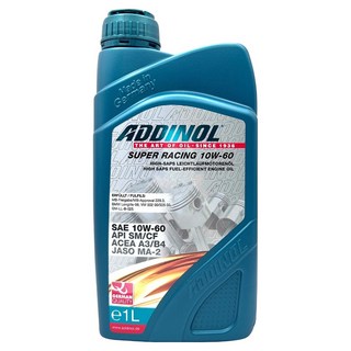 ADDINOL SUPER RACING 全合成賽車引擎機油, 10W60, 1瓶, 1L