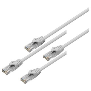랜스타 CAT.6 UTP DIRECT 1Gbps 랜케이블, GREY, 2개, 5m