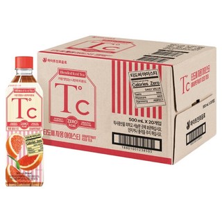 하이트진로 티도씨 자몽 아이스티, 20개, 500ml