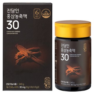 진담인 홍삼농축액 30 고함량 진세노사이드 30mg 240g, 1개