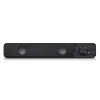 아이리버 슬림 2채널 멀티미디어 USB 사운드바 스피커, 블랙