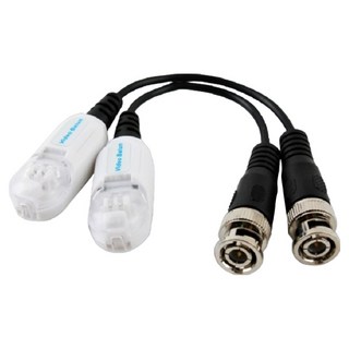 컴스 BNC 리피터 Balun CCTV 신호연장 터미널 White BE016 2p, 1개, 140mm
