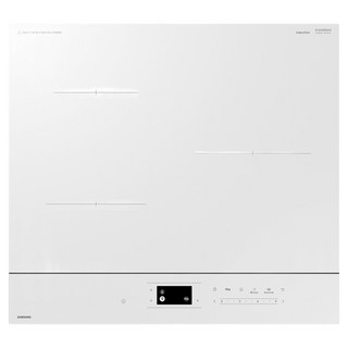 [삼성전자 빌트인 Bespoke 인덕션 3구 CC80F63X1Z 화이트 모델 이미지]