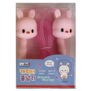아이비스 캐릭터 줄넘기, 핑크, 1개