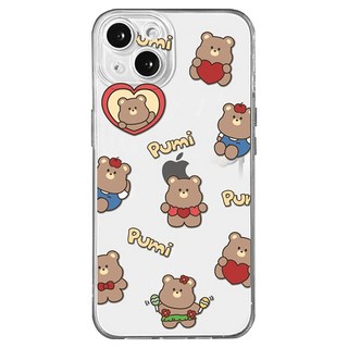 푸미곰 패턴 휴대폰 케이스 MOA0276