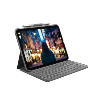 로지텍 Slim Folio iPad 10세대용 키보드 케이스, 혼합색상