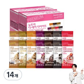 뉴트리디데이 다이어트 쉐이크 해피믹스, 350g, 14개