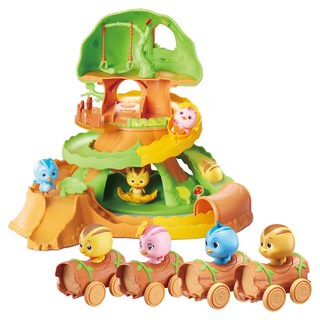 엄마까투리 통나무기차 트리하우스 세트