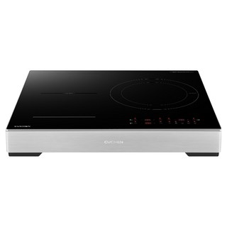 쿠첸 빌트인 IH BLACK 3400 대화구 인덕션 3구 블랙 + 스탠드케이스 실버 87mm 세트 방문설치, CIR-PB330TOB2(인덕션), CIR-EW33KD0B1(스탠드케이스), 프리스탠딩