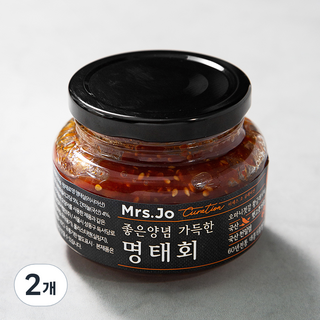 미세스조큐레이션 좋은양념 가득한 명태회 무침, 250g, 2개 미세스조오징어젓