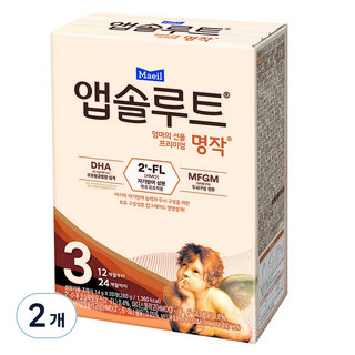 앱솔루트 시작부터 프리미엄 명작 스틱분유 3단계, 20개입, 2개