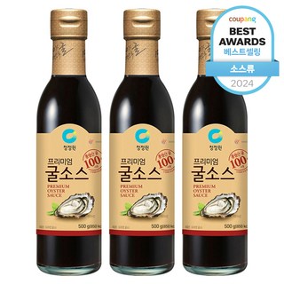 청정원 프리미엄 굴소스 500g 3개 상품 이미지