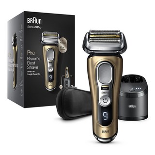 BRAUN 시리즈 9 PRO 전기면도기 세트, 9469cc, 골드