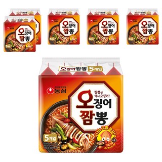 오징어짬뽕 124g, 30개 대표 이미지 - 짬뽕라면 추천