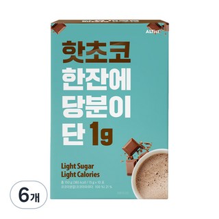 알티스트 한잔에 당분이 단 1g 핫초코분말 15g 10개입 6개 상품 이미지