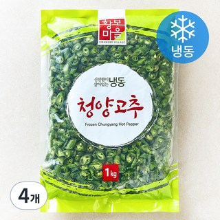 황보마을 청양고추 (냉동), 4개, 1kg