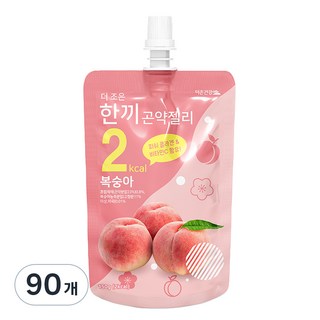 더존건강 더 조은 한끼 곤약젤리 복숭아 1개입, 150g, 90개
