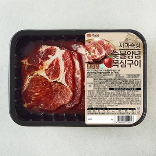 꾸브닝 사과숙성 숯불양념 목심구이, 800g, 1팩