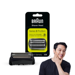 BRAUN 시리즈 3 교체용 날망 일체형, 32B, 혼합 색상