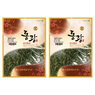 동광종합물산 제주도 유기농 녹차잎, 500g, 2개