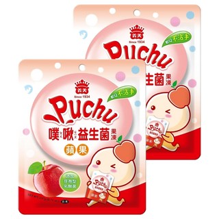 義美 噗啾益生菌果凍 蘋果, 247g, 2袋