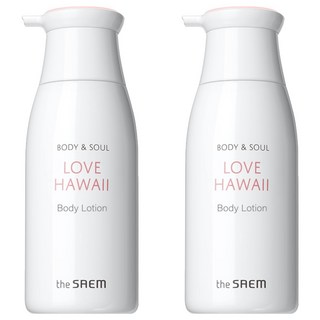 더샘 바디 앤 소울 러브 하와이 바디로션 플로럴향, 300ml, 2개