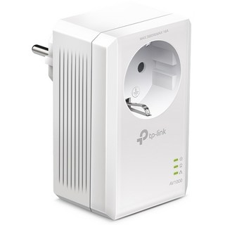 AV1000 기가비트 패스스루 PLC 어댑터, TL-PA7017P, 1개