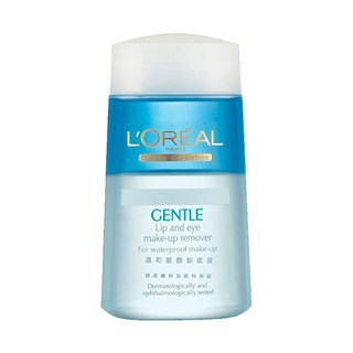 L'OREAL PARiS 巴黎萊雅 溫和眼唇卸妝液, 溫和配方, 輕鬆卸除濃密眼妝, 125ml, 1瓶