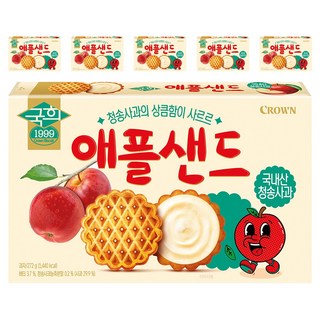 크라운 국희 애플샌드, 272g, 6개
