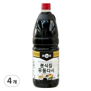 Gompyo 분식집 우동다시, 2kg, 4개